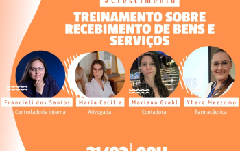 TREINAMENTO INTERNO REFORÇA BOAS PRÁTICAS NO RECEBIMENTO DE BENS E SERVIÇOS NO CONIMS